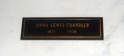 Anna <I>Lewis</I> Chandler 
