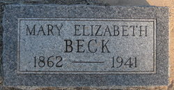 Mary Elizabeth <I>McGinley</I> Beck 