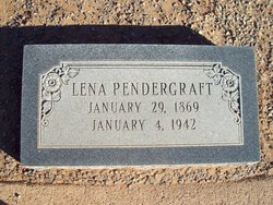 Salena C. “Lena” <I>Mayfield</I> Pendergraft 