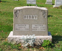 Mary Ann <I>Gibson</I> Bibby 