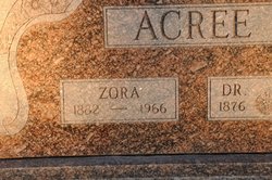 Zora Lucinda <I>Brown</I> Acree 