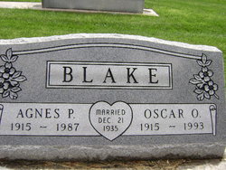 Agnes P. <I>Attebery</I> Blake 