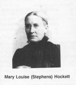 Mary Louise <I>Stephens</I> Hockett 