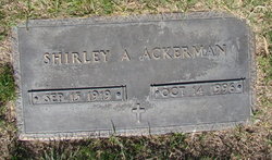 Shirley A. Ackerman 
