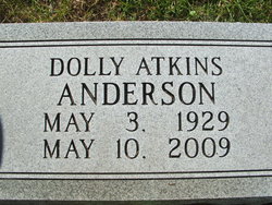 Dolly <I>Atkins</I> Anderson 