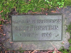 Capt Frederick McPherson “Fred” Klopfenstein 