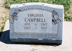 Frances Virginia <I>Dare</I> Campbell 