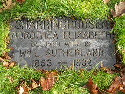 Dorothea Elizabeth <I>Sharringhousen</I> Sutherland 