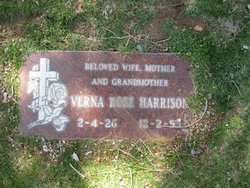 Verna Rose <I>Hammontree</I> Harrison 