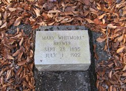 Mary Eugenia <I>Whitmore</I> Brewer 