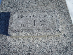 Thelma Gladys <I>Stout</I> Devers 