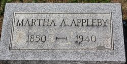 Martha A Appleby 
