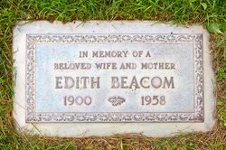 Edith Josephine <I>Beckman</I> Beacom 