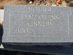 Ester Estelle “Essie” <I>Owens</I> Kennedy 