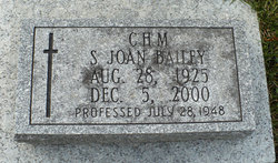 Sr Joan “Sally Catherine” Bailey 