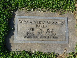 Cora Alverta <I>Bowles</I> Baker 