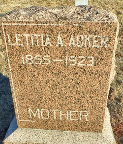 Letitia Ann <I>Anderson</I> Acker 