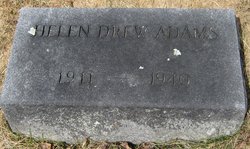 Helen Eva <I>Drew</I> Adams 