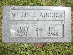 Willis Edward Adcock 