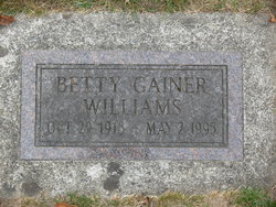 Betty Gainer Williams 