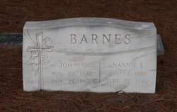 Nannie L. <I>Hinnant</I> Barnes 