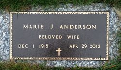 Marie J. <I>Jenson</I> Anderson 