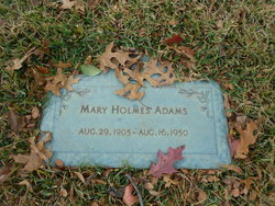 Mary Holmes Adams 