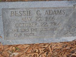 Bessie Lee <I>Cole</I> Adams 