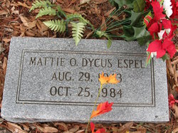 Mattie Lou “Dyke” <I>Owens</I> Dycus 
