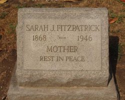 Sarah Frances <I>Johnston</I> Fitzpatrick 
