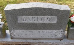 Martha Carolina <I>Earp</I> Barlow 