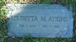 Louretta Minerva <I>Conner</I> Atkins 