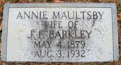Annie <I>Maultsby</I> Barkley 