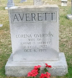 Lorena Y <I>Overton</I> Averett 