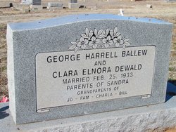 Clara Elnora <I>DeWald</I> Ballew 