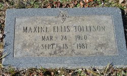 Maxine <I>Ellis</I> Tolleson 