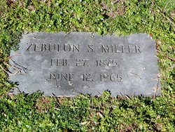 Zebulon Shuford Miller 