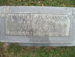 Hannah Pearl “Pearl” Shannon 