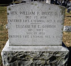 Rev William Paterson Bruce 