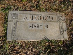 Mary <I>Bumgarner</I> Allgood 