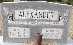 Moses F Alexander 