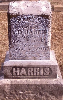 Mary E “Mollie” <I>Brewer</I> Harris 