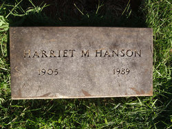 Harriet Elizabeth <I>Morningstar</I> Hanson 