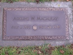 Adeline <I>Wallace</I> Macaulay 