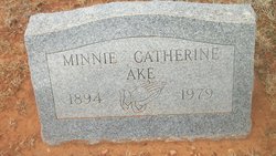 Minnie Catherine <I>Daniels</I> Ake 