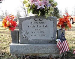 Vickie Lee “Nanny” <I>William</I> Bale 