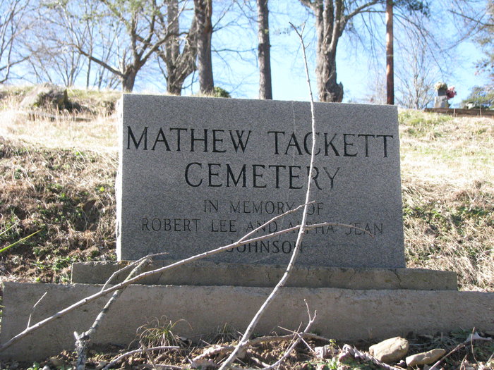 Matthew Tackett Cemetery