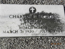 PFC Charlie Ellis Becton 