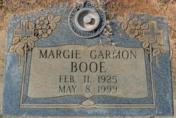 Margie <I>Garmon</I> Booe 