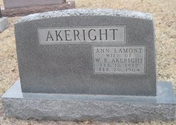 Ann <I>Lamont</I> Akeright 